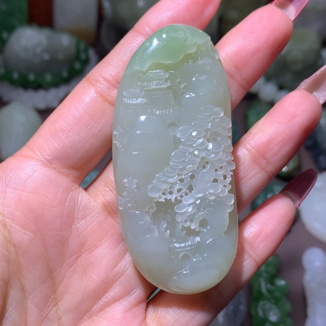 颈饰未镶嵌和田玉