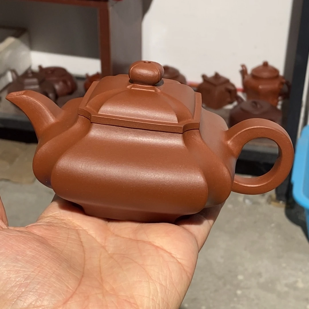 茶壶紫砂紫砂壶。紫砂壶。