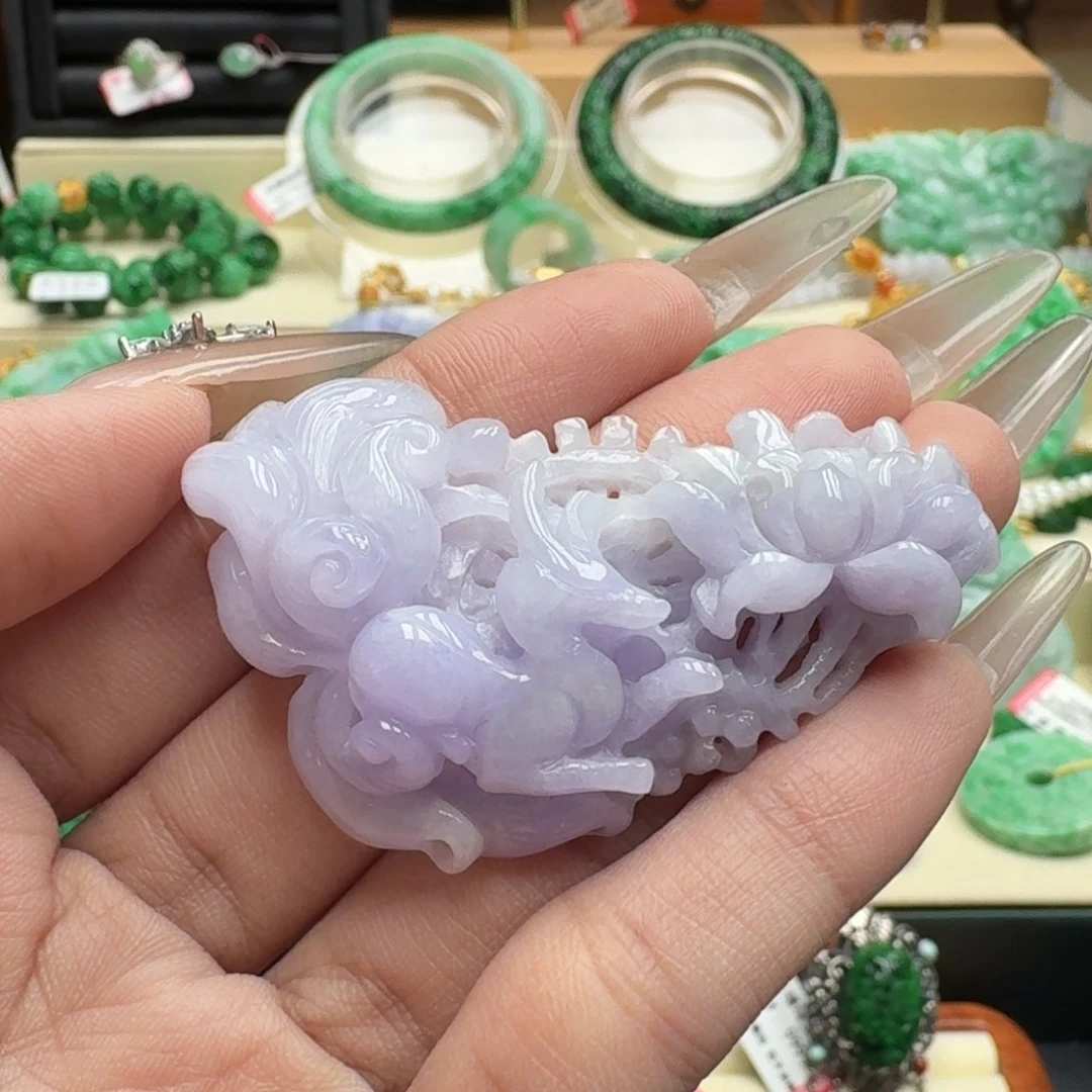 翡翠未镶嵌颈饰翡翠吊坠