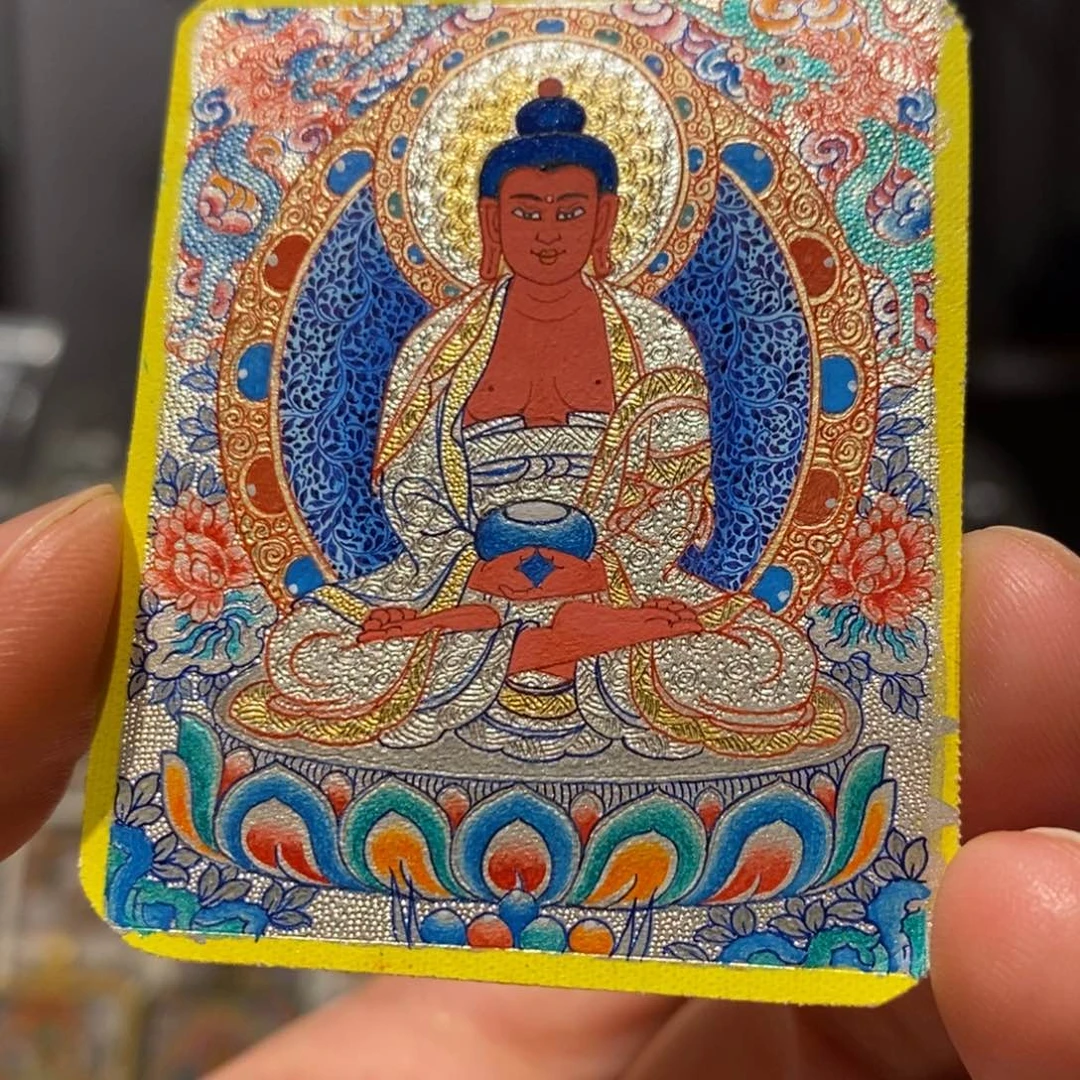 郑***意吊坠唐卡艺术艺术作品
