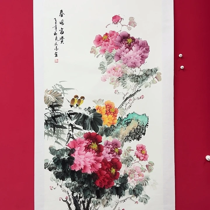 国画精品纯手绘8平尺