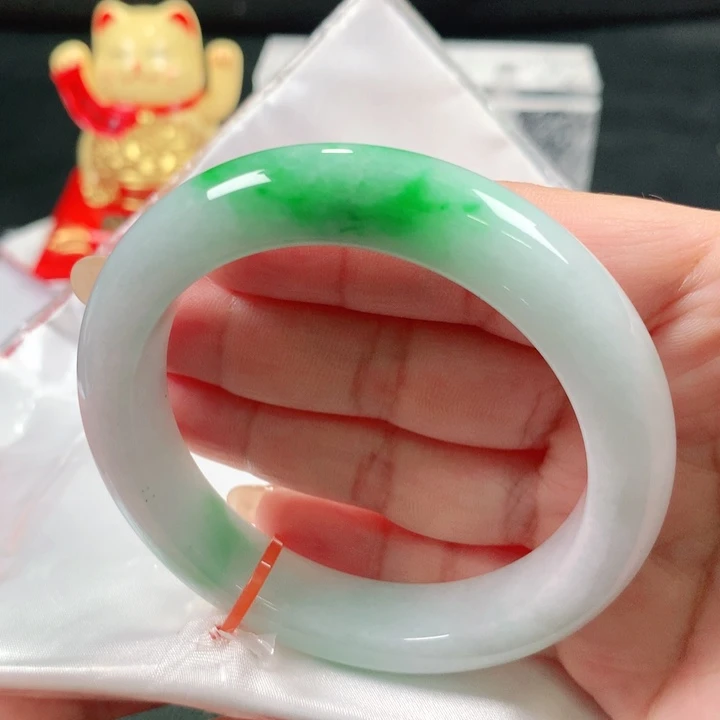 未镶嵌手镯翡翠编号DH1227 正圈54