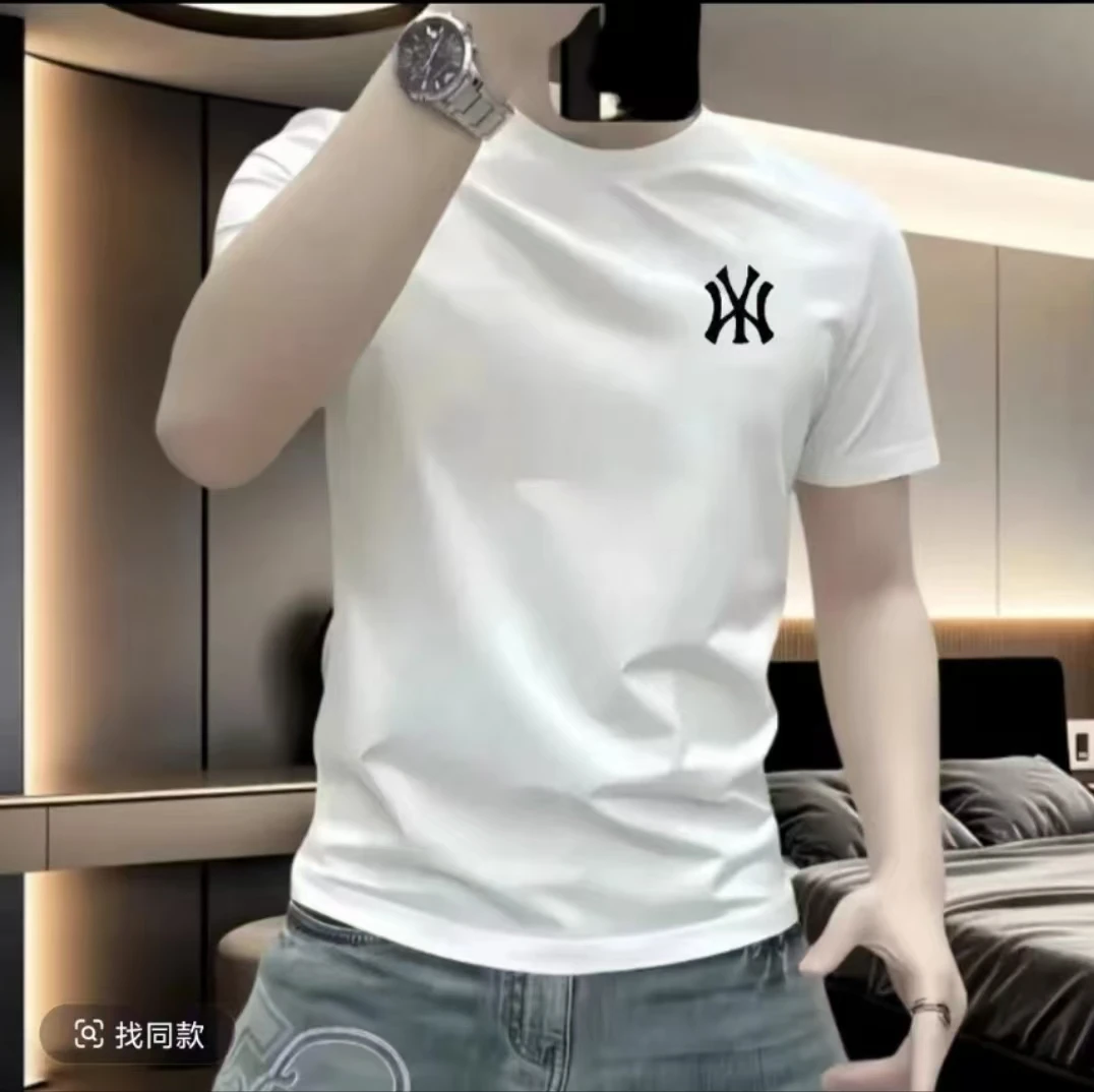 【一折粉丝福利】夏季潮牌男女同款圆领百搭T恤