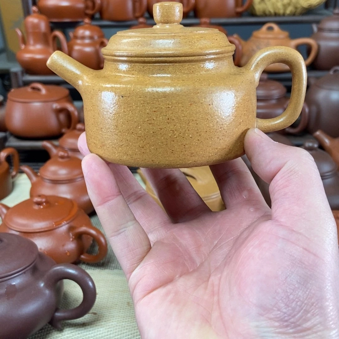 紫砂茶壶原矿黄金段