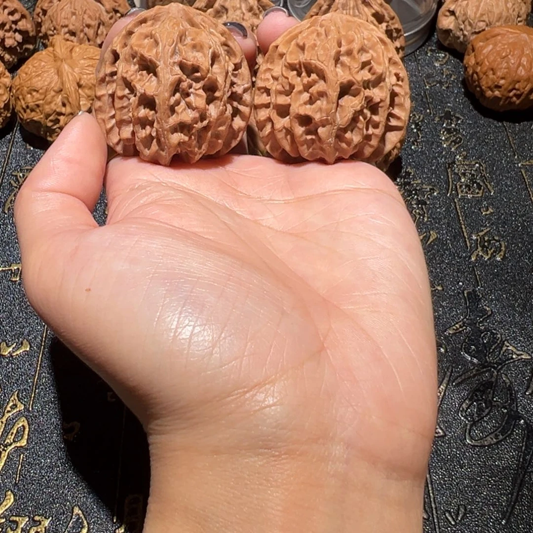 文玩核桃吊坠苹果40手把件80