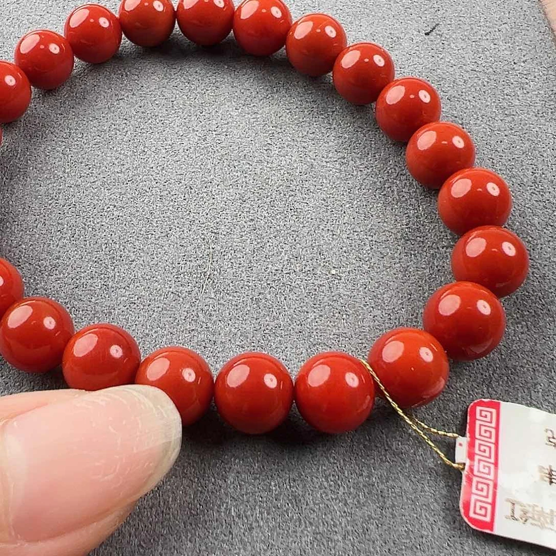 南红玛瑙手串未镶嵌