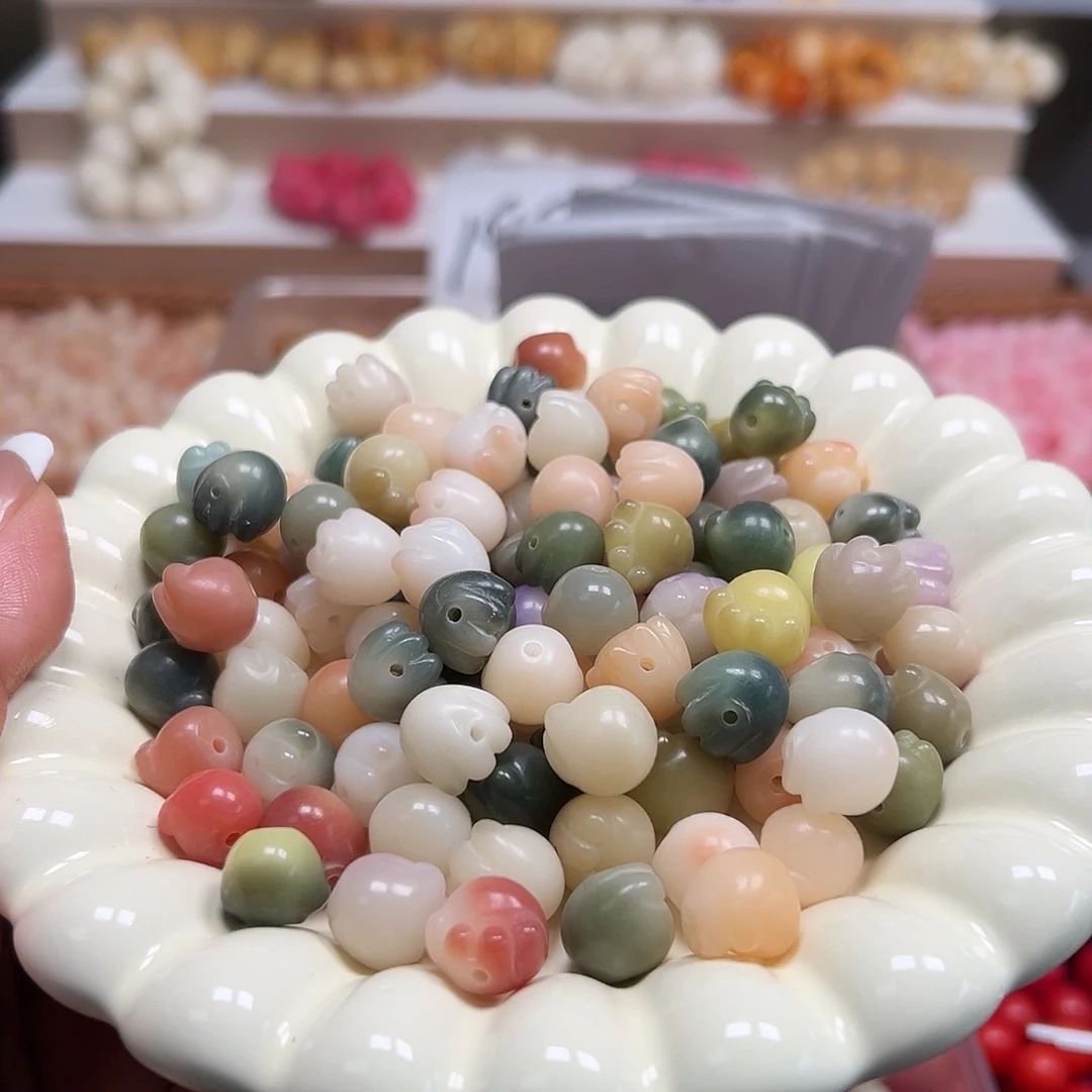 手串菩提根/象牙果卡12多宝猫爪40颗