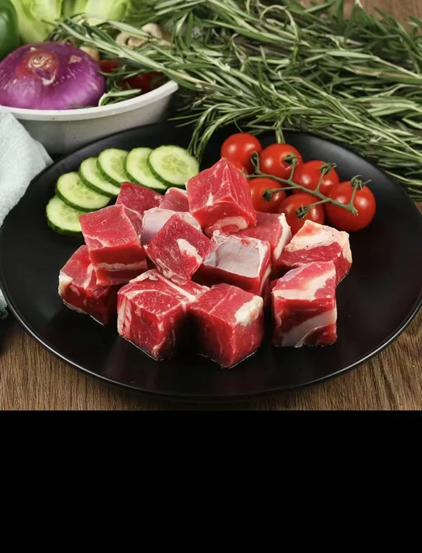 国产安格斯雪花肥牛 炖肉块 牛肉块 {清真} 原切 炖牛肉