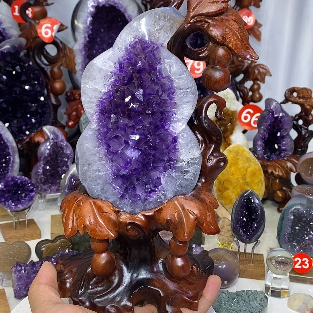 紫晶大型摆件（非配饰）未镶嵌