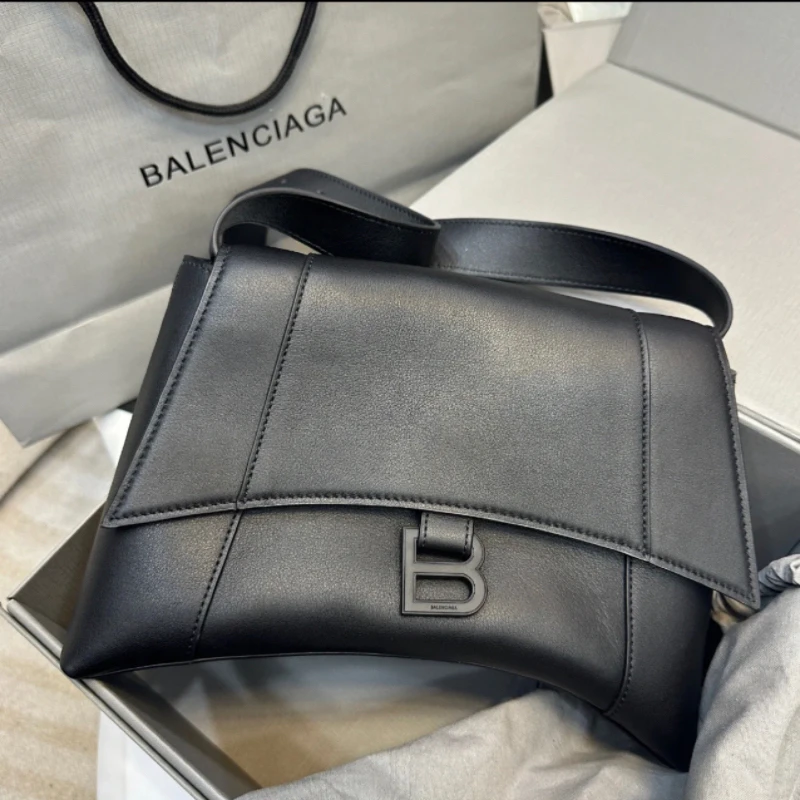 99新 Balenciaga/巴黎世家 巴黎世家黑色沙漏包单肩包