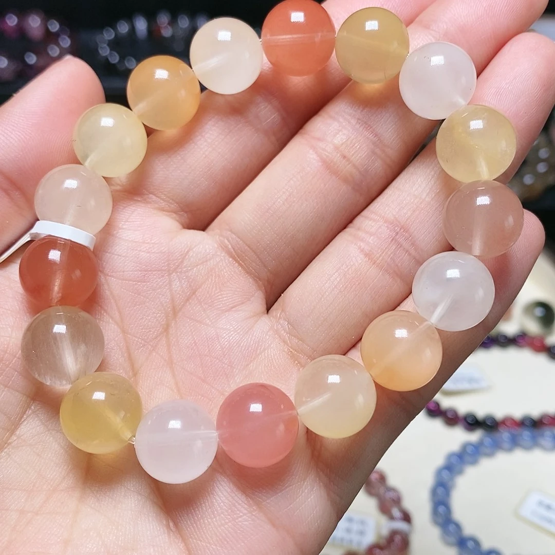 水晶手串未镶嵌彩兔毛