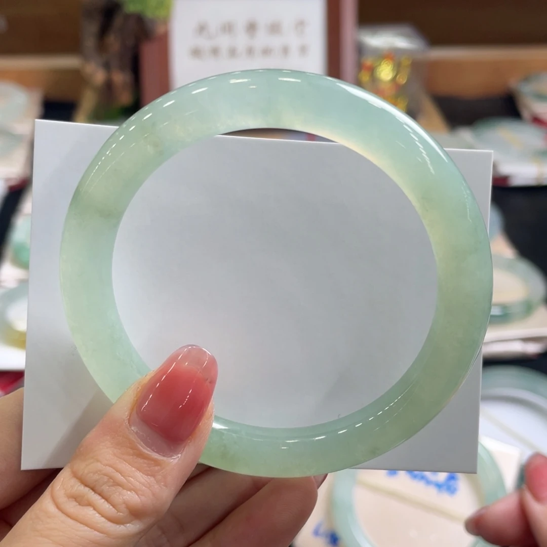 翡翠手镯未镶嵌57天然Ａ货