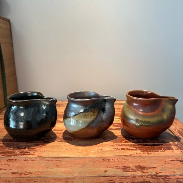 窑变公道杯，红棕黑三色可选，5.5*7cm，150-200ml