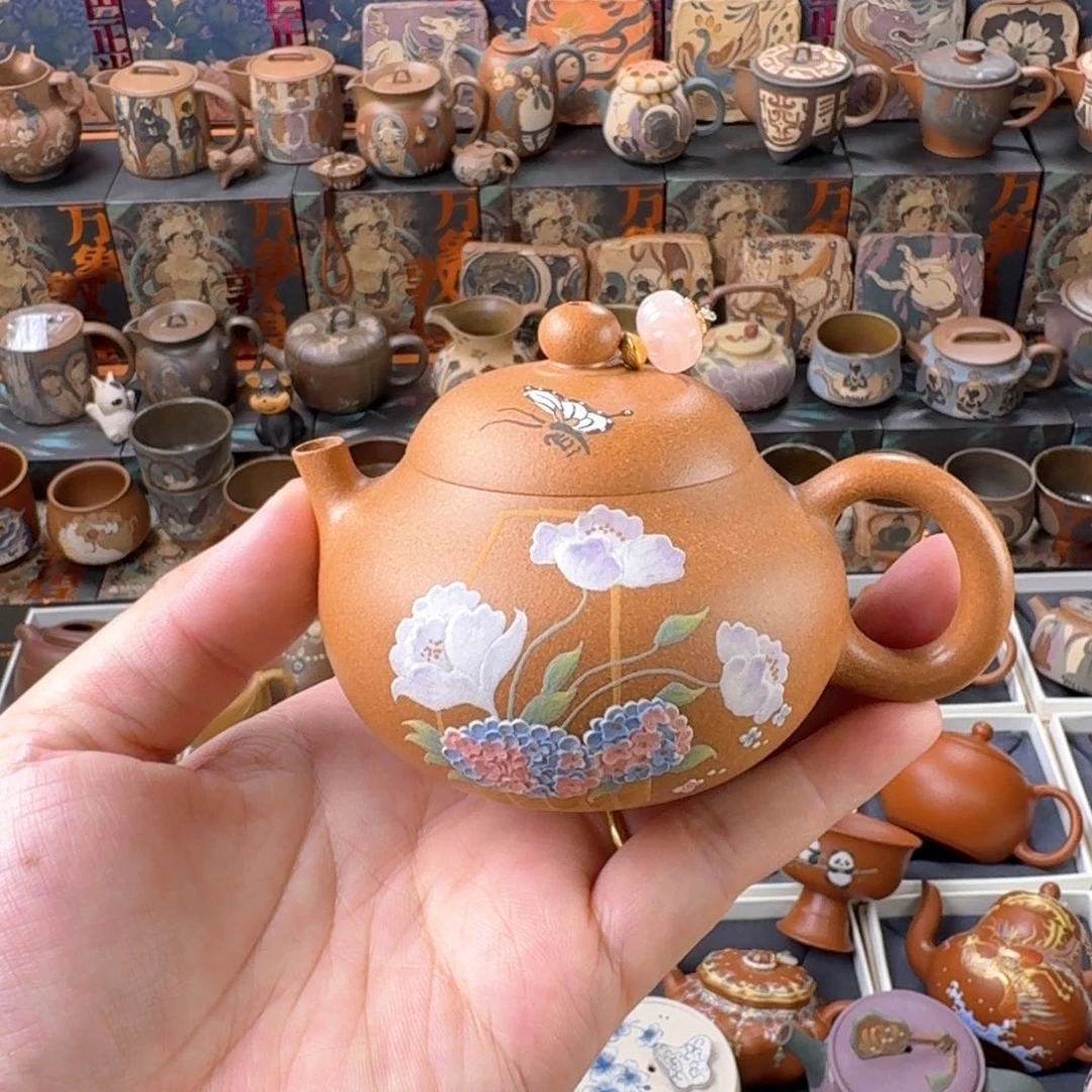 茶壶紫砂150cc原矿精工半手
