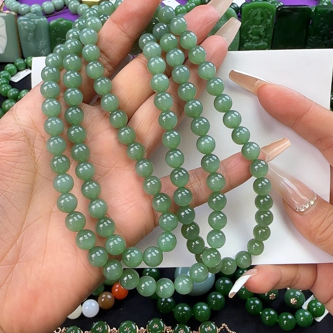 和田玉未镶嵌手链