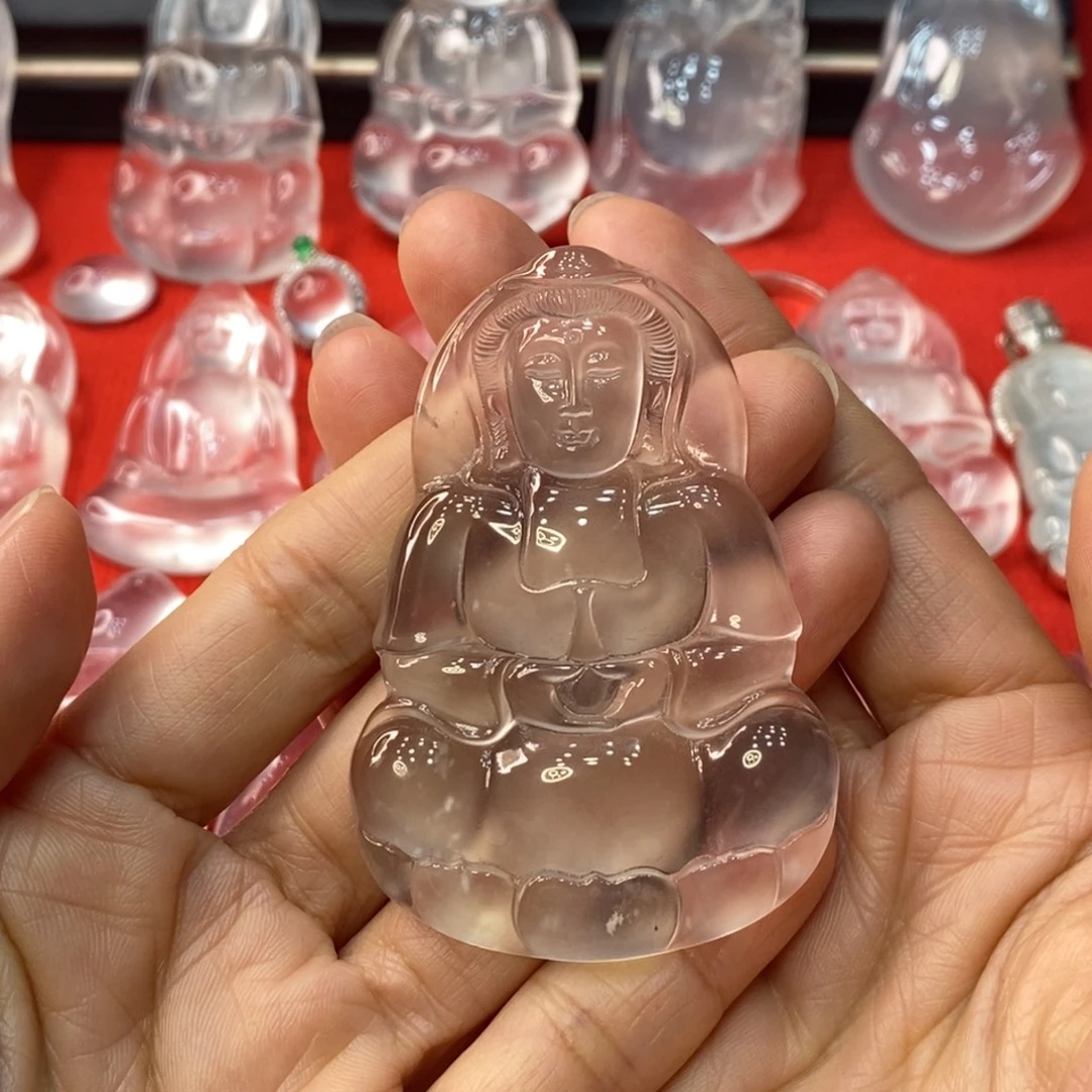 泓****石英质玉未镶嵌吊坠