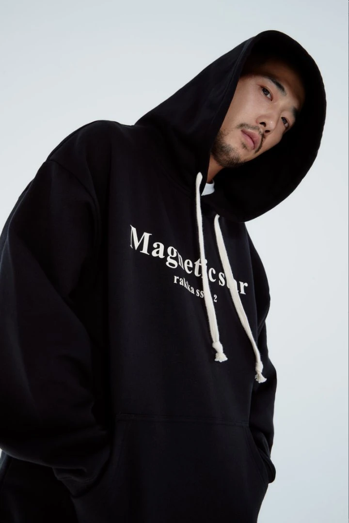 R3018秋冬连帽套头卫衣休闲上衣秋季毛圈棉字母外套卫衣男女同款