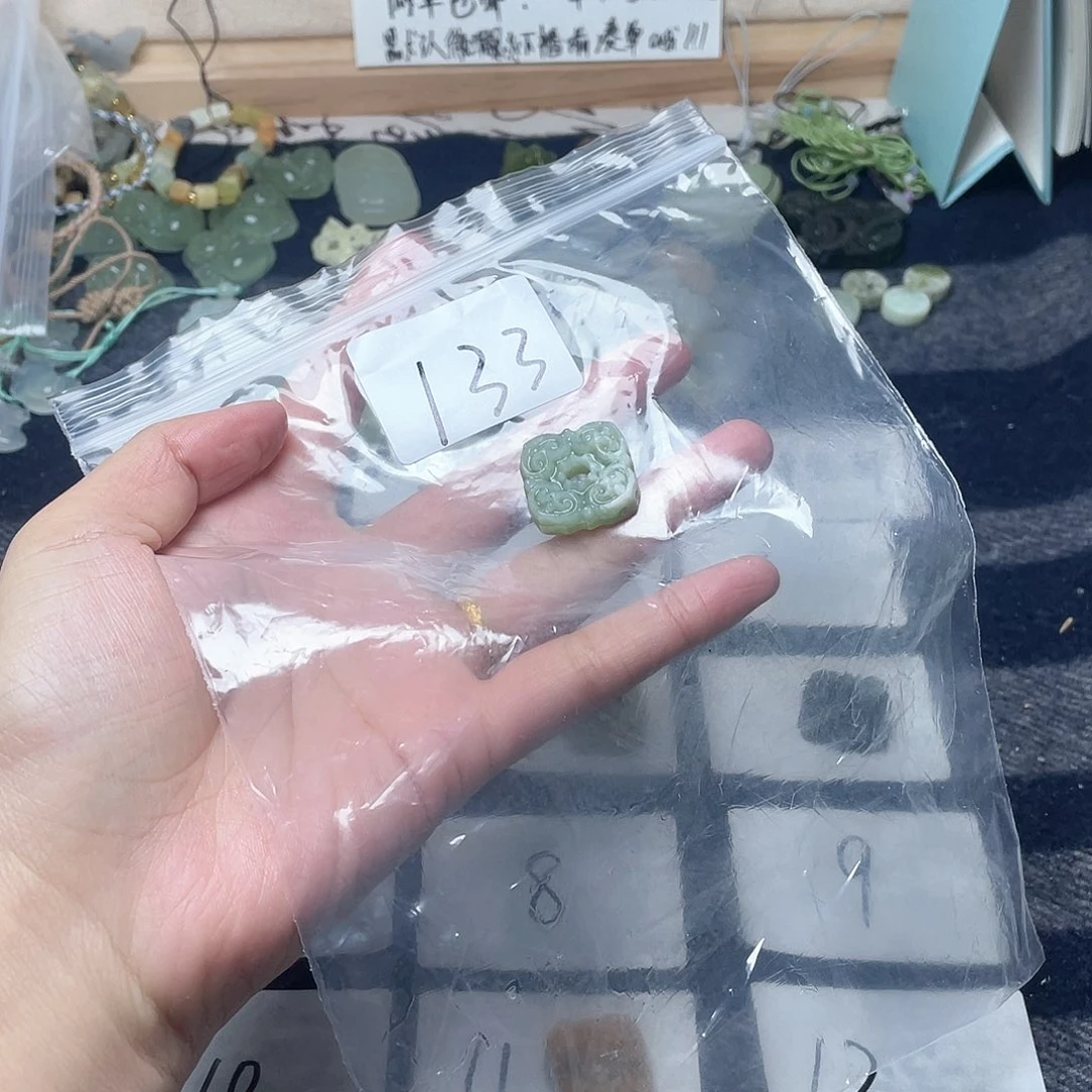 蛇纹石玉颈饰未镶嵌ʕ****