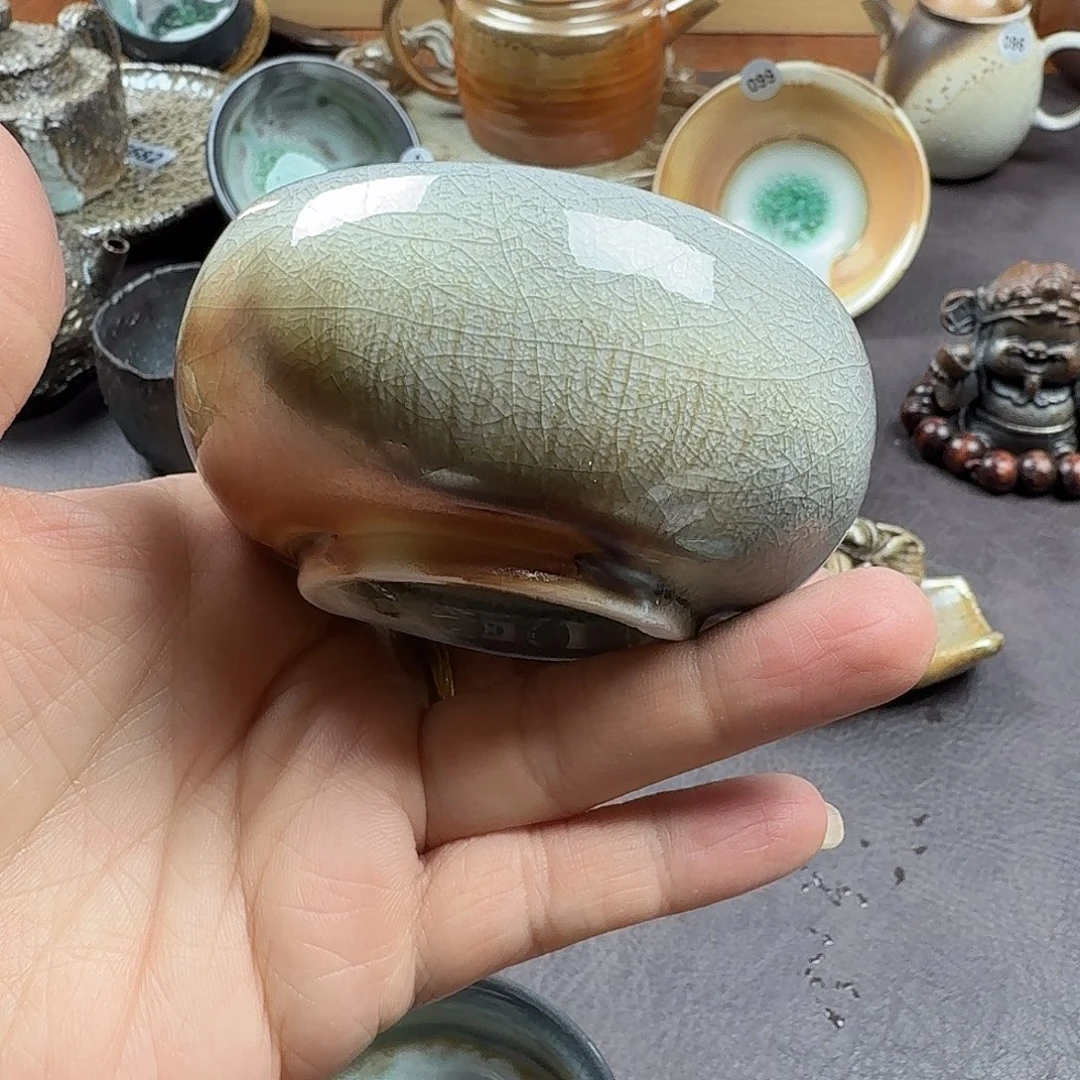 复古手工柴烧主人杯