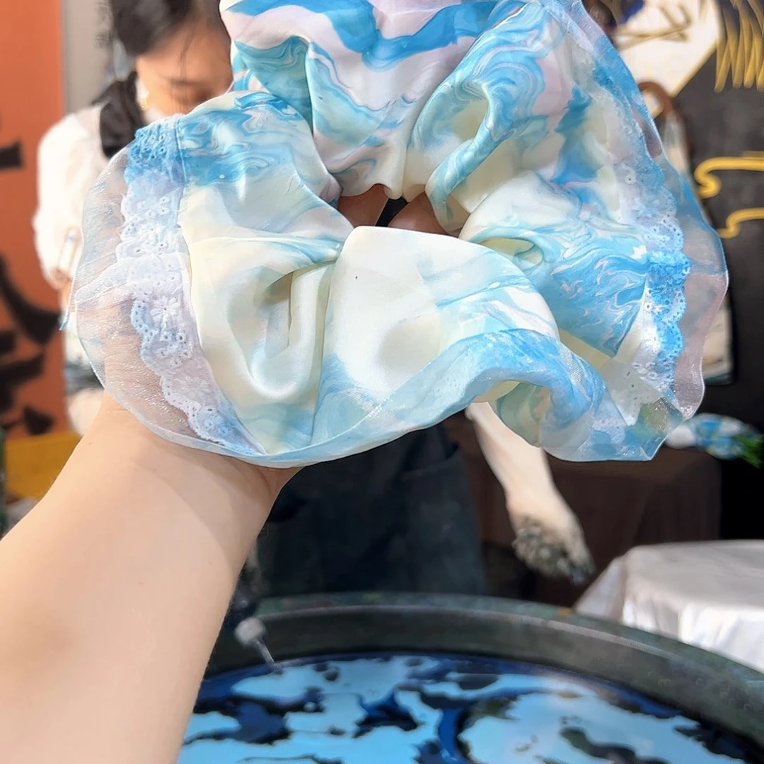 432精品蕾丝发圈手作