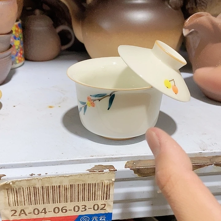 瓷片荷花绽放了不少钱……然后我们