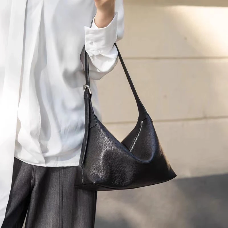 新款hobo包包女通勤松弛慵懒复古时尚高级百搭斜挎单肩腋下饺子包