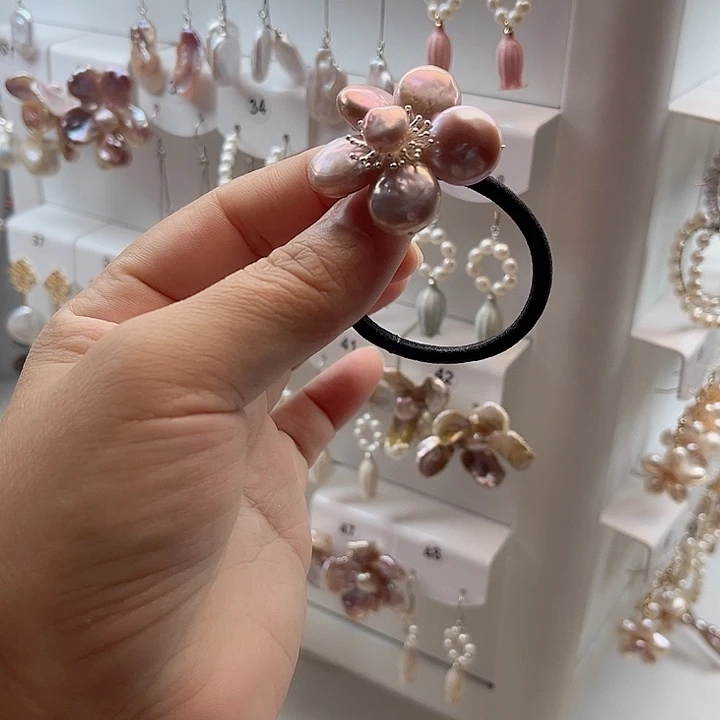 未镶嵌发饰淡水珍珠