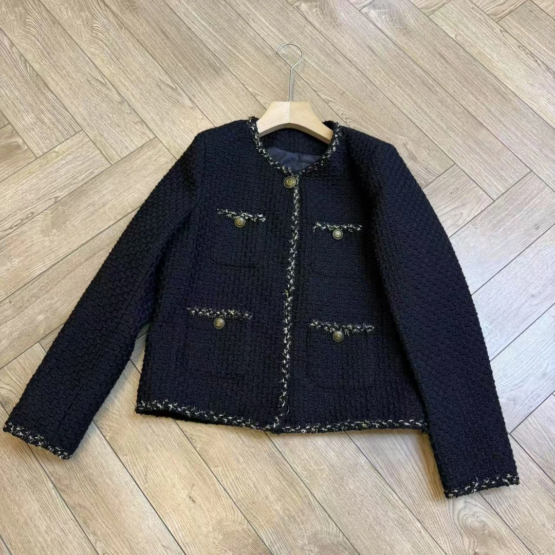 1128两色圆领外套