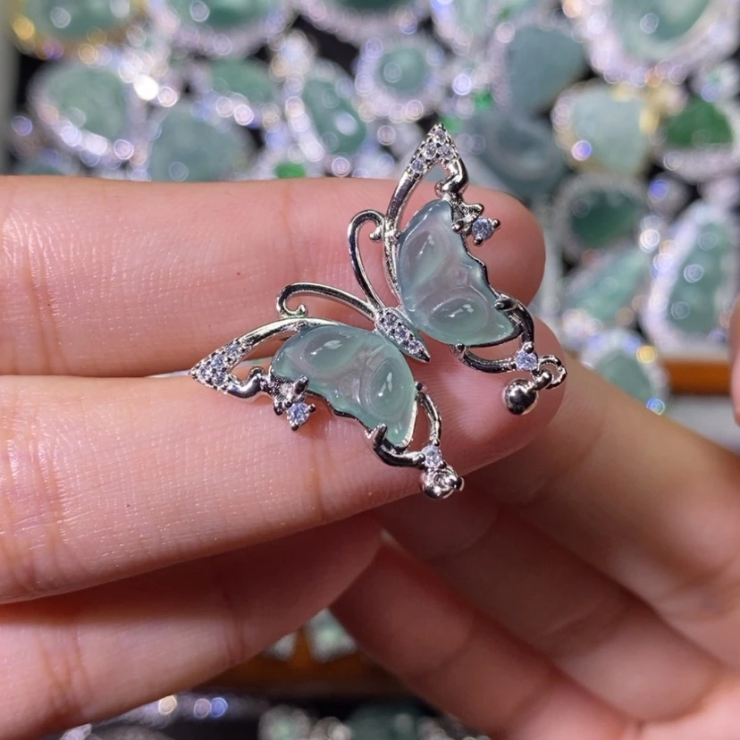 【闪购商品】翡翠未镶嵌颈饰天然