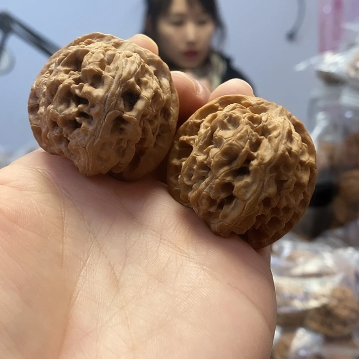 文玩核桃把件40苹果油