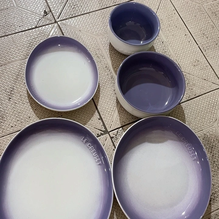瓷片微瑕陶瓷餐具5件套
