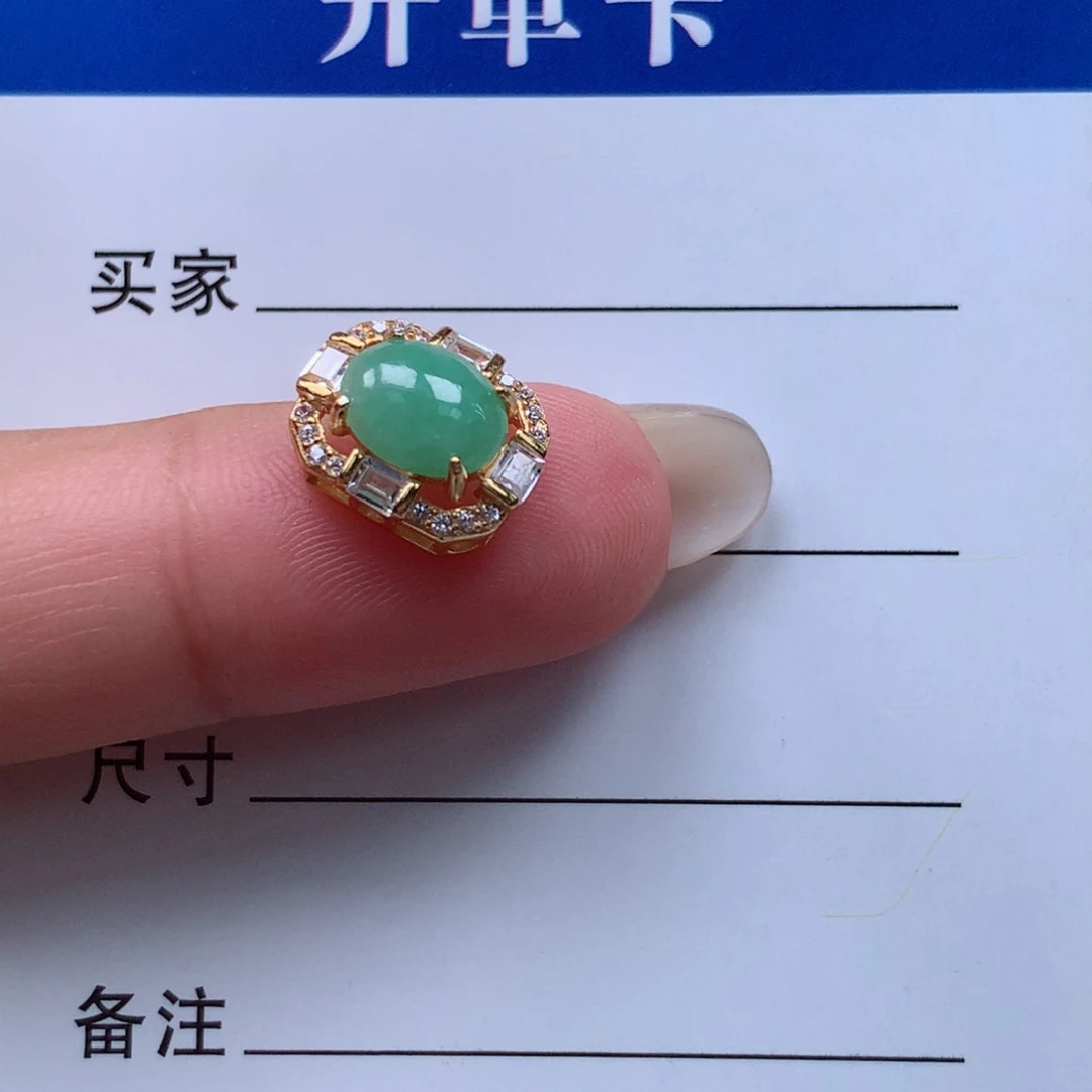 颈饰银S925镶嵌翡翠❤️****