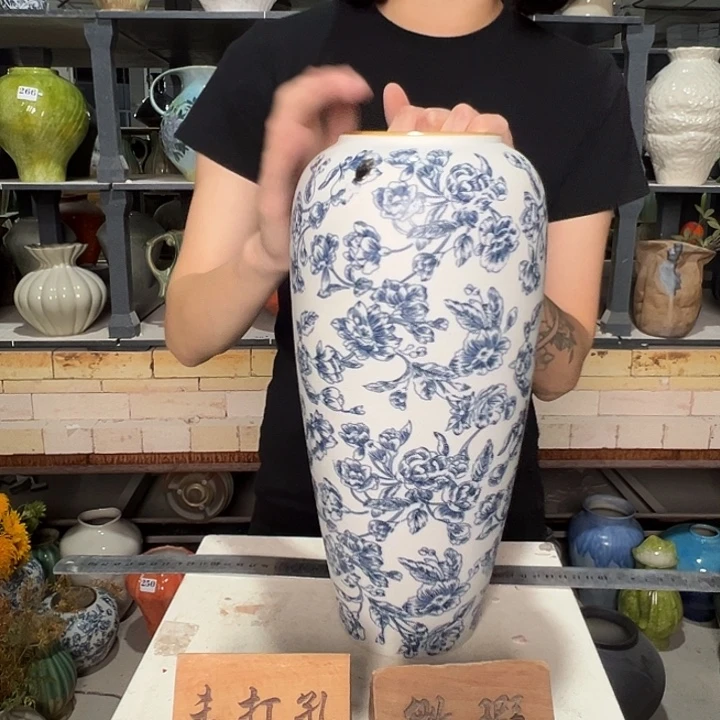 景德镇陶瓷花器花瓶微瑕