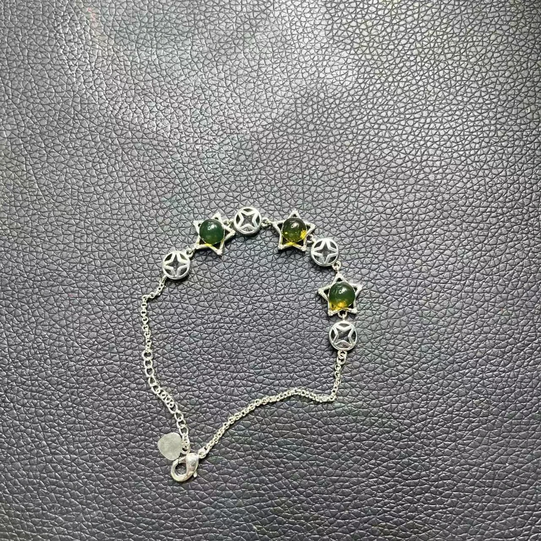 天然蓝珀特色手链 A301—多样性发