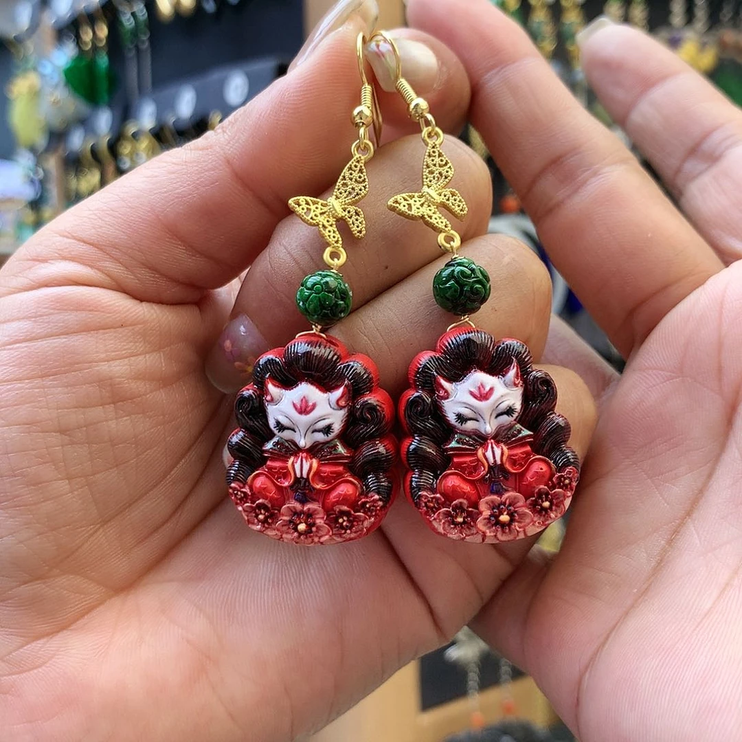 【闪购商品】翡翠耳饰未镶嵌耳坠