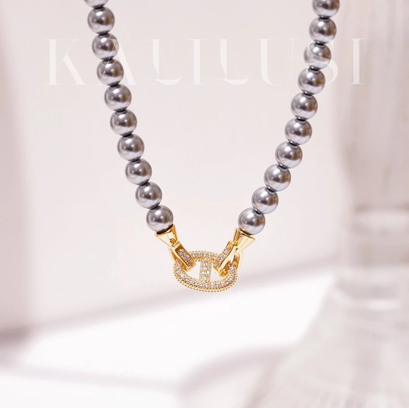 3087猪鼻子百搭项链