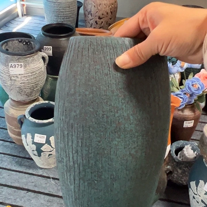 粗陶盆默认打孔高28口12