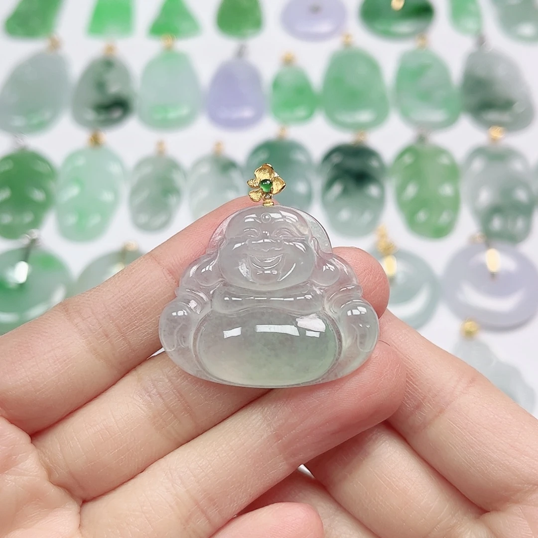 翡翠未镶嵌颈饰全场天然A货翡翠