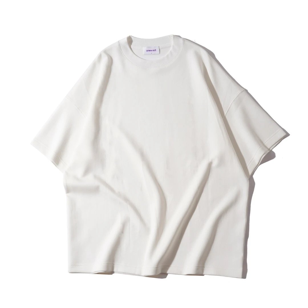 紫标anew act 240克 超舒适宽松百搭时装感短袖T恤 1036