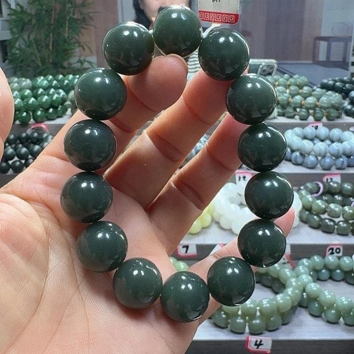 手链未镶嵌和田玉新疆且末蓝卡16