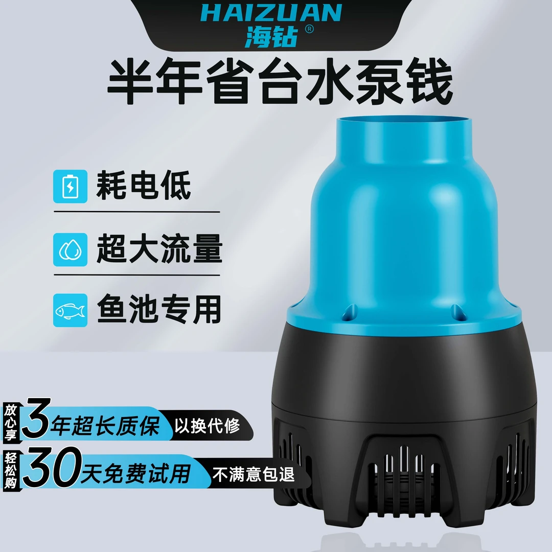 海钻鱼池循环水泵平推泵大流量循环抽水泵假山喷泉水泵变频