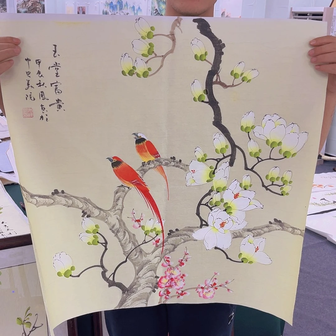 国画宣纸国画纯手绘作品