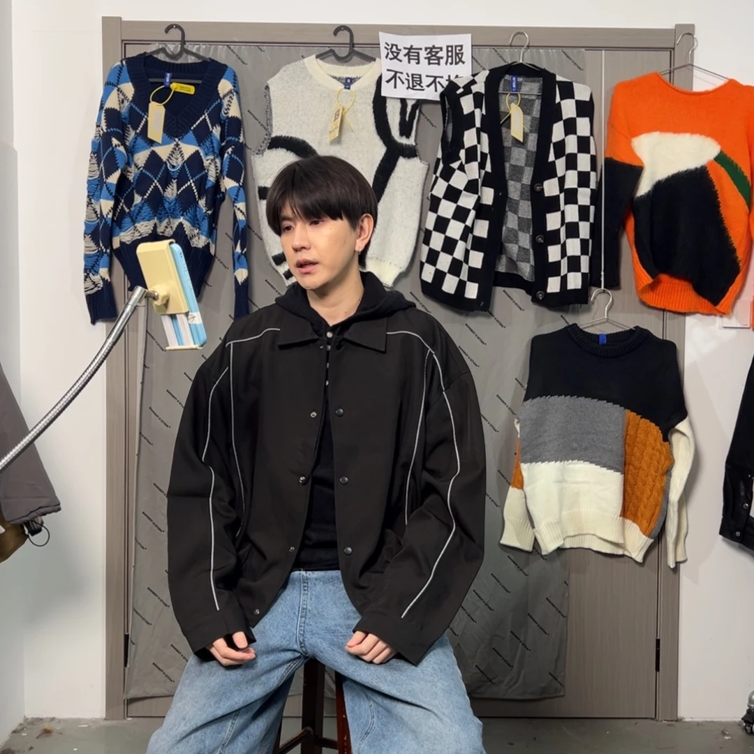 潮流时尚反光夹克l码