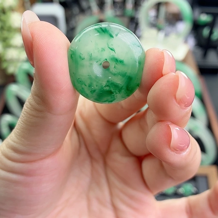 石英质玉未镶嵌吊坠(不含链)