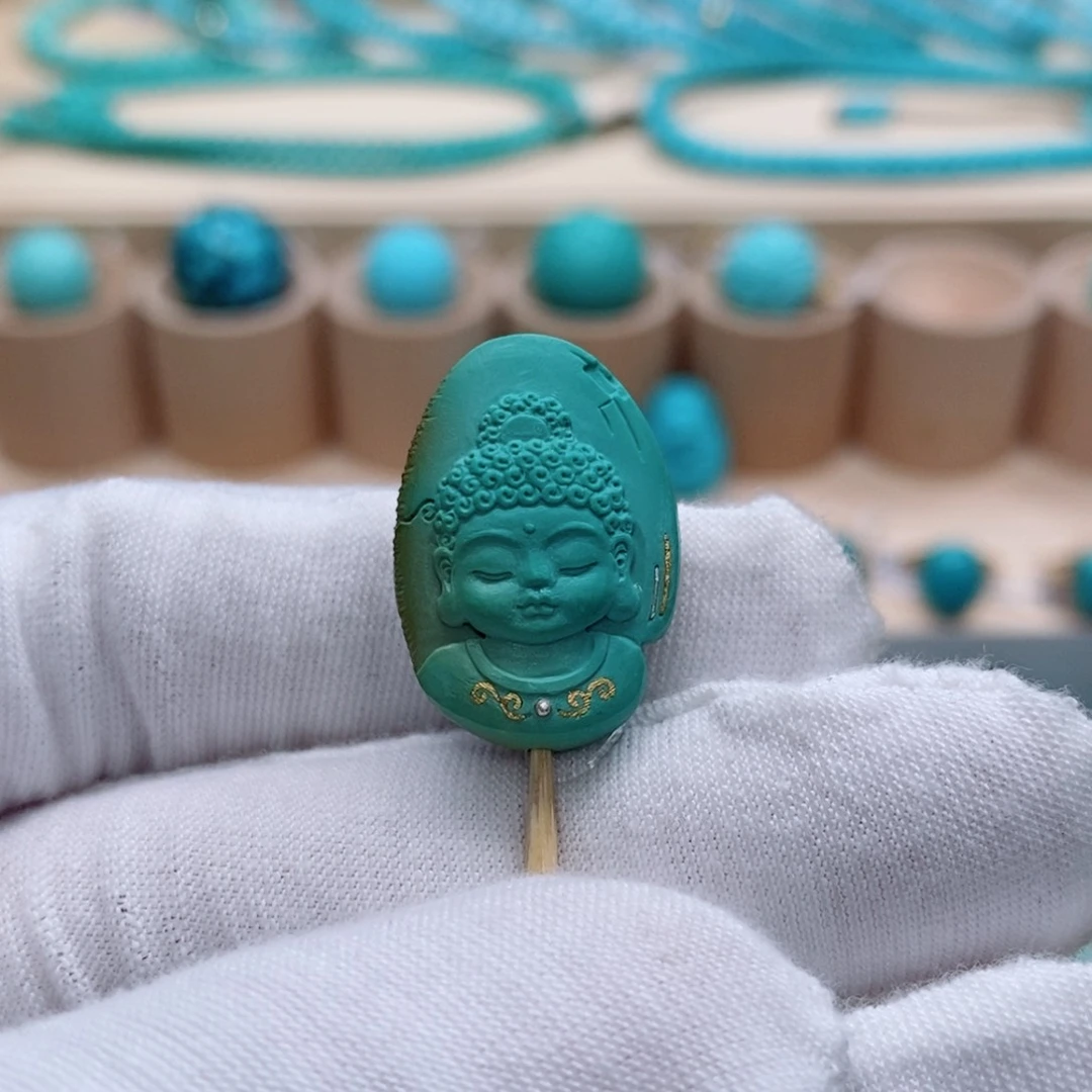 绿松石珠宝奇石未镶嵌