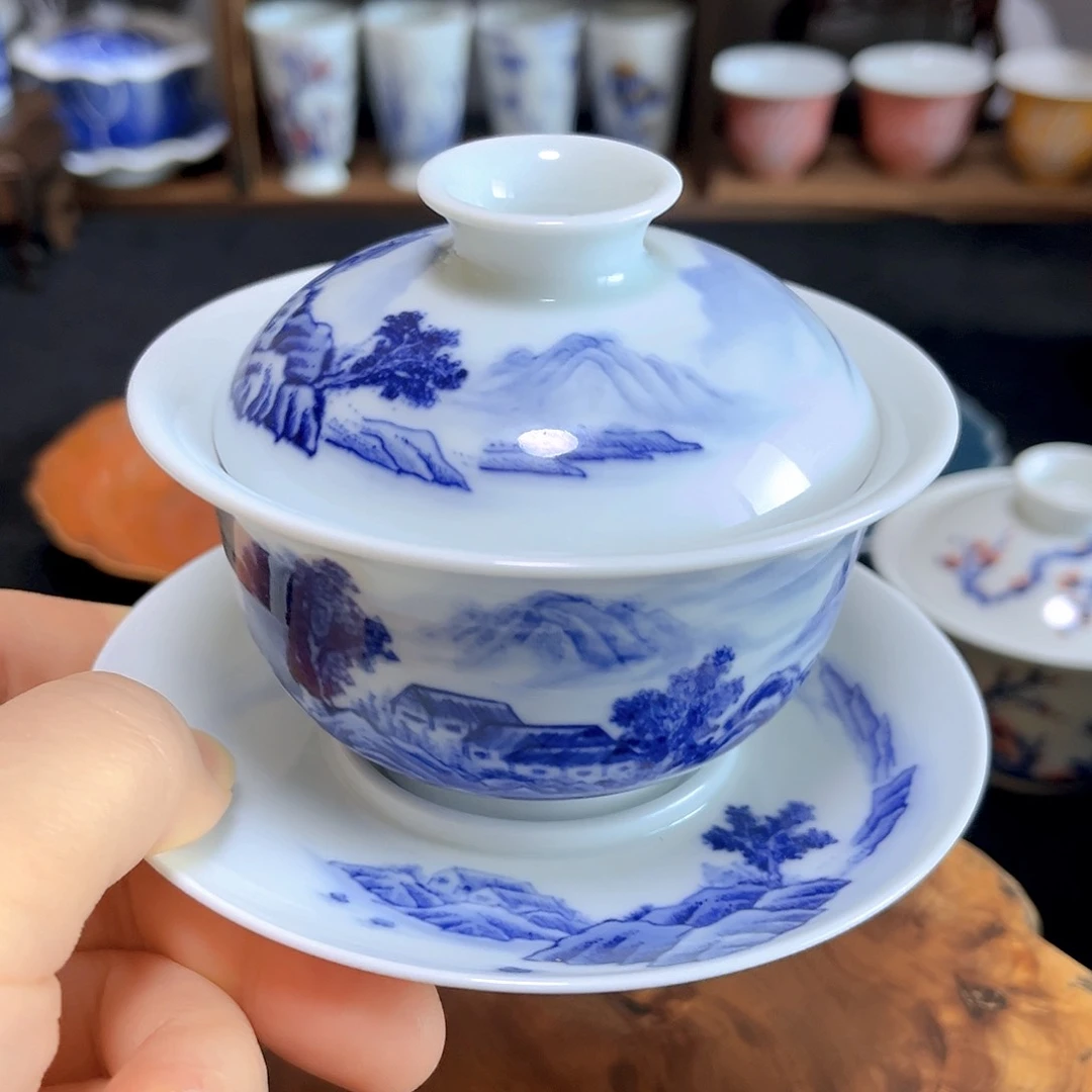 景德镇陶瓷纯手工手绘