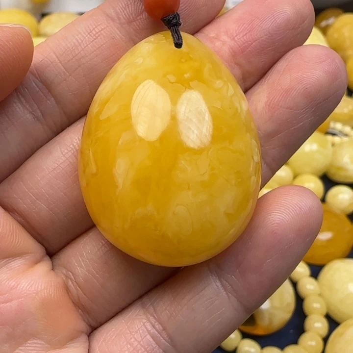 蜜蜡未镶嵌颈饰天然蜜蜡