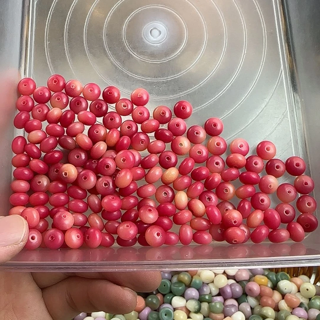 手串菩提根/象牙果微瑕疵樱桃酪算盘150颗