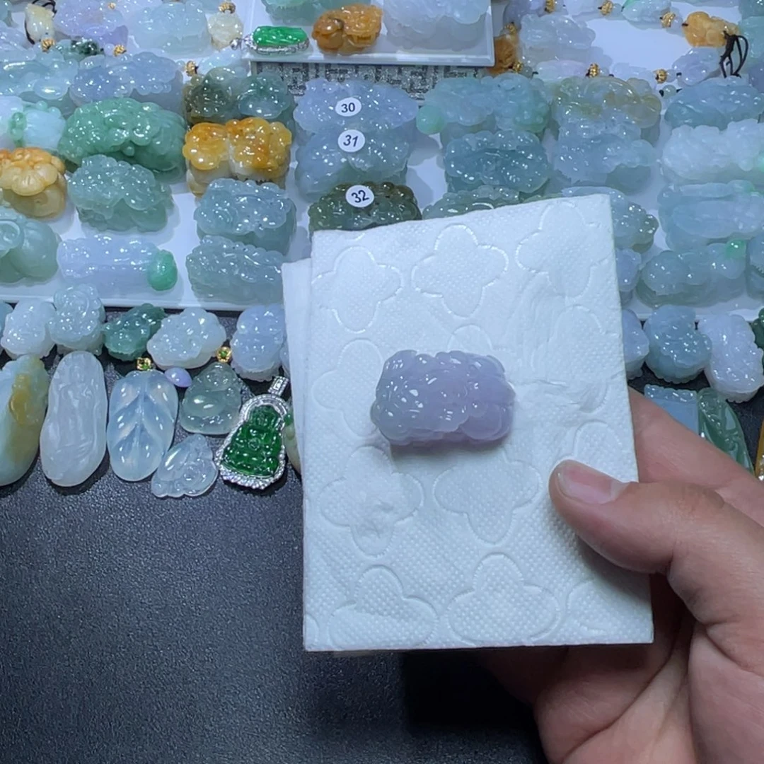 定制翡翠未镶嵌天然