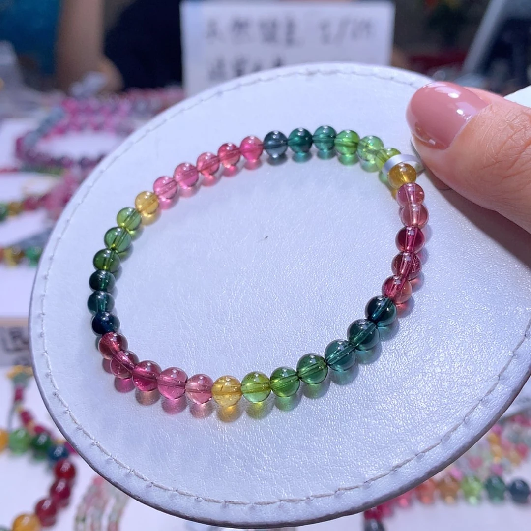 【闪购商品】未镶嵌手链碧玺5.3m净体